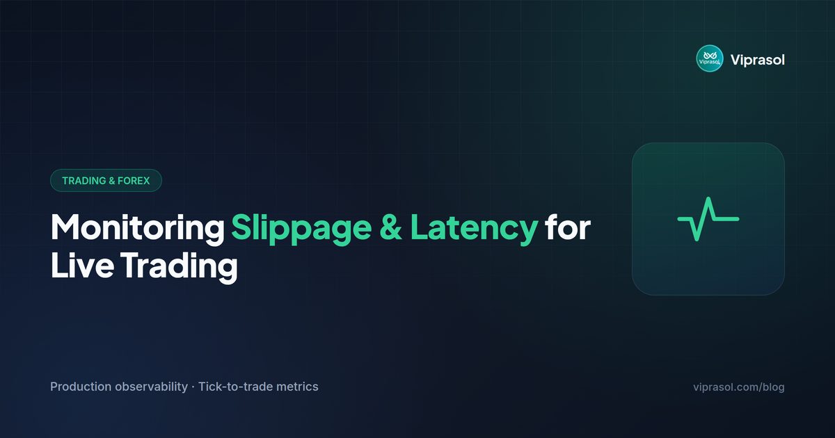 Monitoring Slippage and Latency Metrics for Live Trading: India 2026 Guide