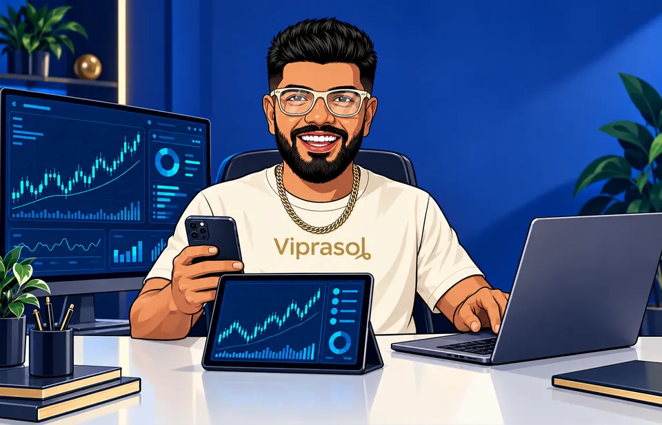 Illustration of trading technology across connected platforms