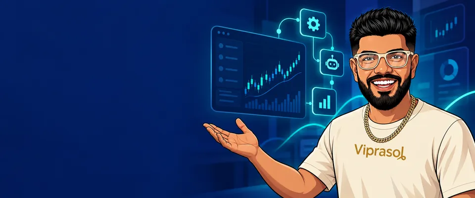 Viprasol character inviting readers to discuss a software project