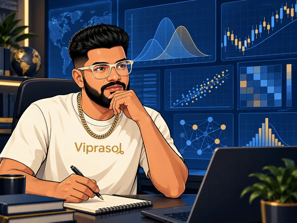 Viprasol illustration of quantitative research and data