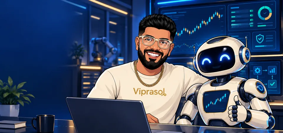 Viprasol illustration of trading bot development