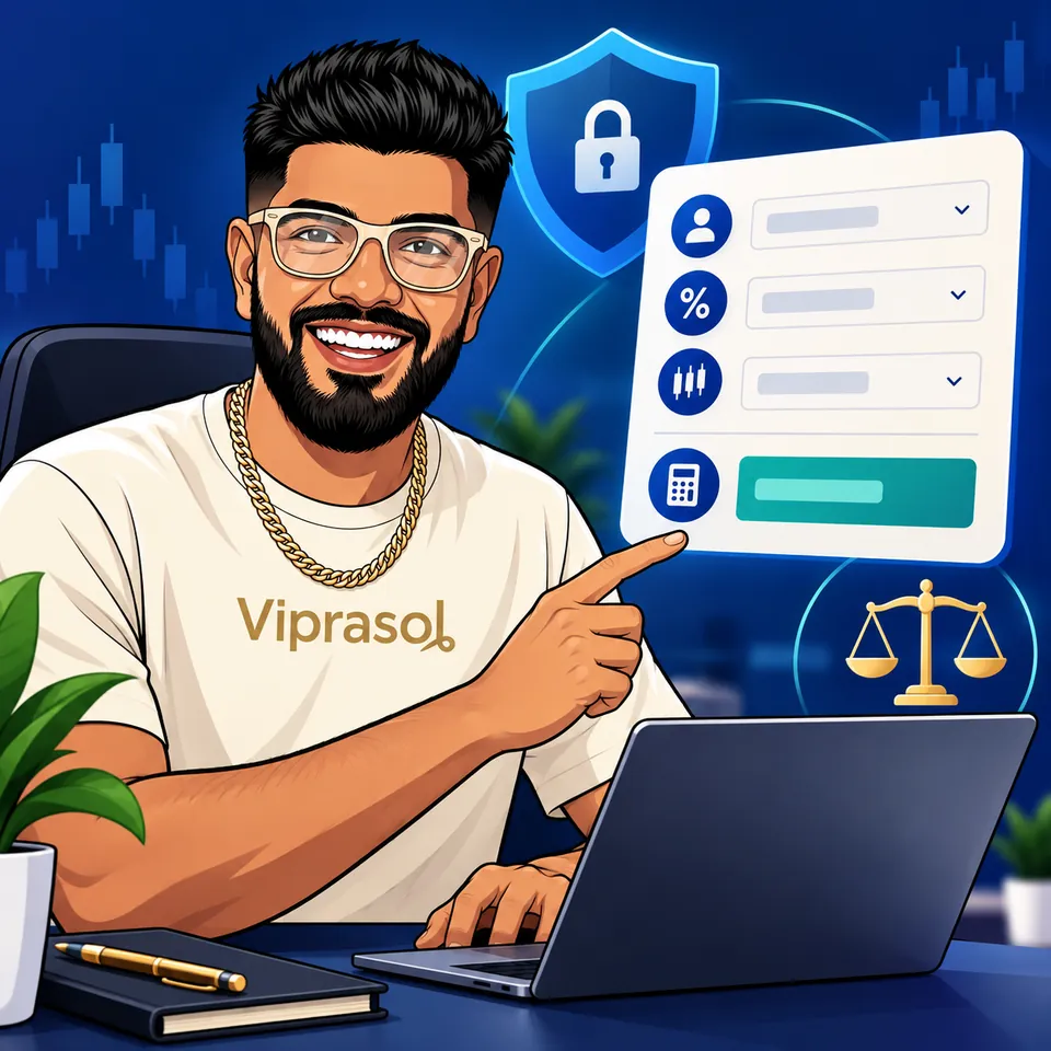 Viprasol illustration of risk controls and position planning