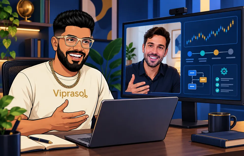 Viprasol illustration of a software project consultation